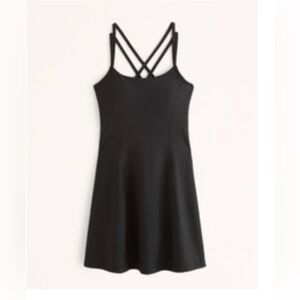 Abercrombie & Fitch  YPB ActivesculptLUX Strappy-Back Mini Dress Padded Pants
